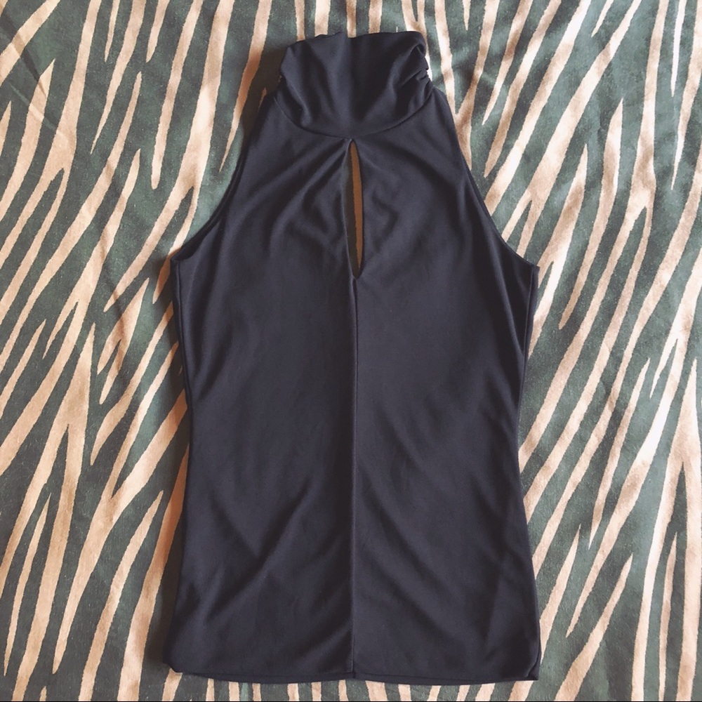 SOLD ❌ sexy mock neck cutout top